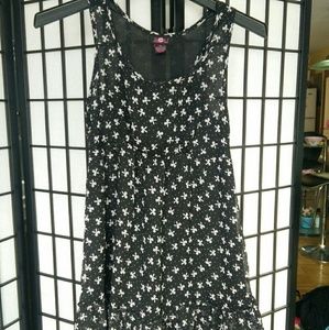 UltraFlirt Black Bow Print Dress
